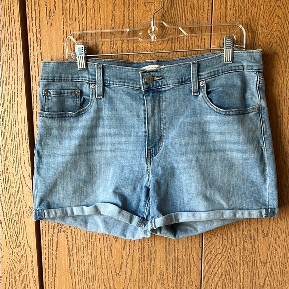 Levi's Pants - Levi’s Denim Blue Mid-Length Women's Shorts Size 32 / 14